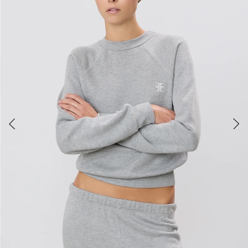 Eterne Shrunken Raglan Sweatshirt